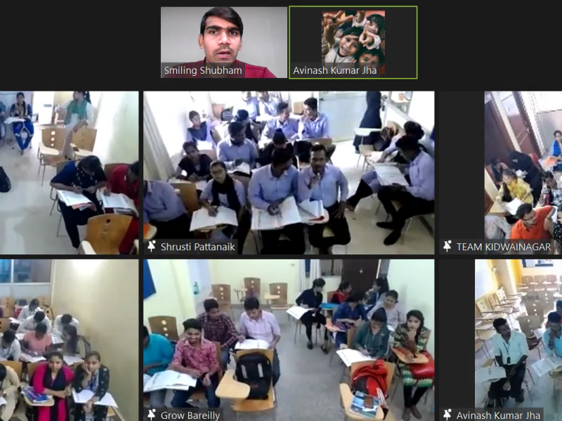 Shubham Dad Trained 80-100 students on various topics including Goal Setting, Self-SWOT Analysis, the Importance of Hard Work, among others