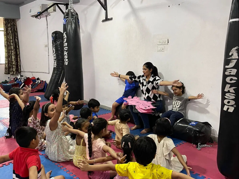 Omkareshwari Pal conducted a 10 days Summer Camp for children aged between 3 to 12 years