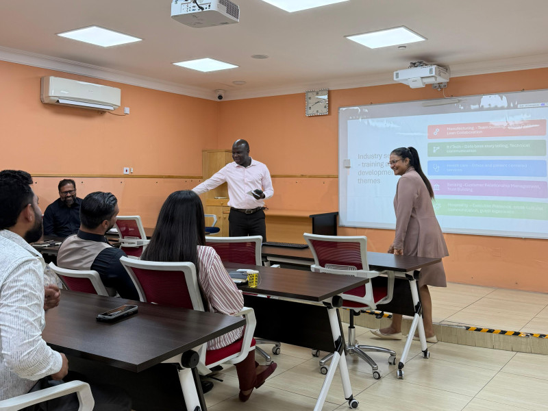 Qatar based Image Consultant and Soft Skills Trainer Kavitha conducted a training session titled Workshop