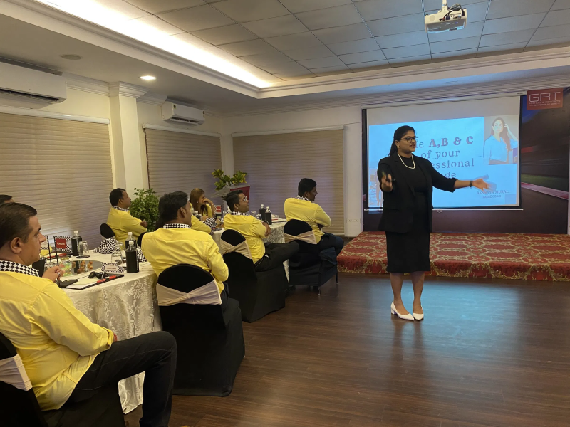 Akshaya Murali Conducted a Session organized by GRT Resorts and Hotels on “The A,B & C of your Professional Image”