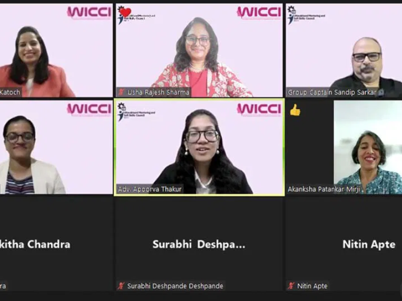 Delhi based Corporate Trainer, Capt Manjula Katoch was invited to be a Panelist by WICCI (Women’s Indian Chamber of Commerce and Industry)