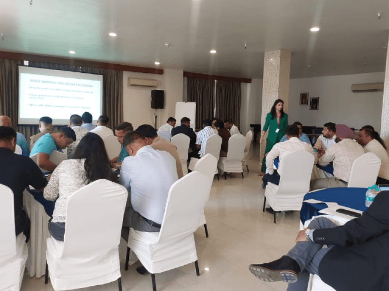 Delhi based Corporate Trainer, Capt Manjula Katoch Conducted session titled 