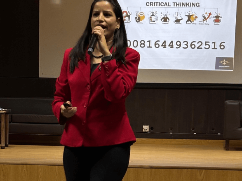 Delhi based Corporate Trainer Capt Manjula Katoch Conducted a session on 