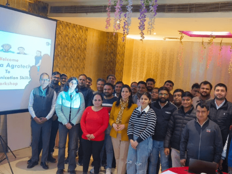 Delhi based Corporate Trainer, Capt Manjula Katoch Conducted a workshop on communication skills for one of the leading Agritech Companies.