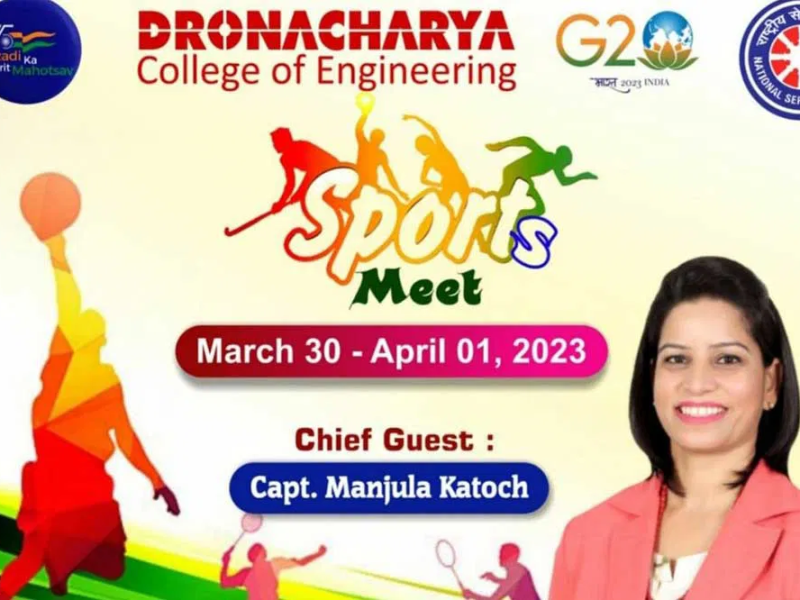 Capt Manjula Katoch was invited as a Chief Guest to deliver a motivational Lecture on the occasion of Sports Day Event