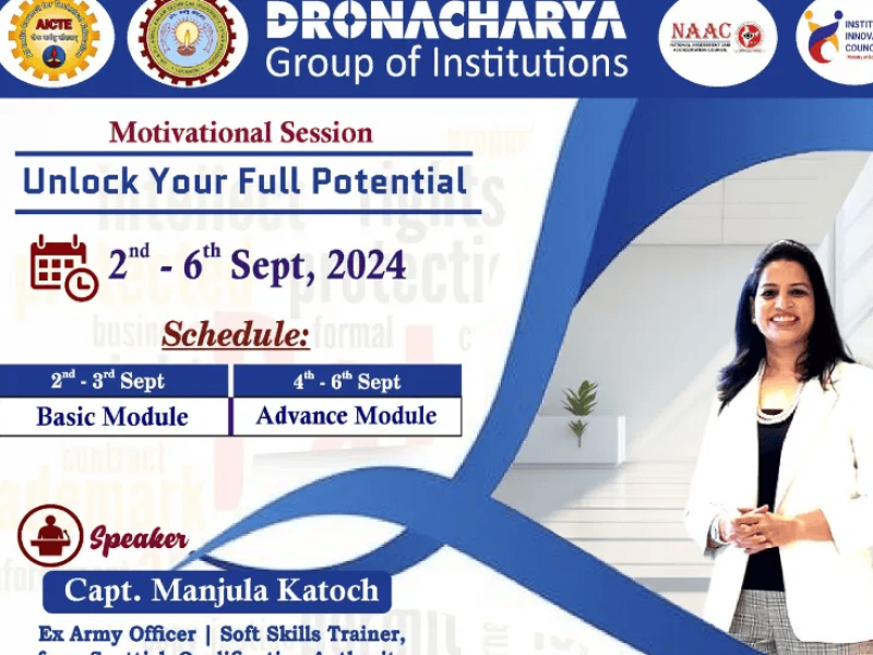 Delhi based Corporate Trainer, Capt Manjula Katoch Conducted a five day Orientation session