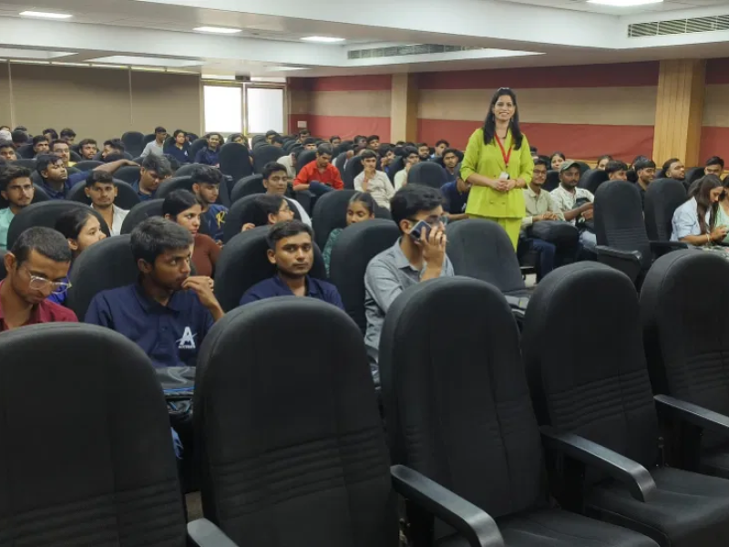 Delhi based Corporate Trainer Capt Manjula Katoch Conducted an Orientation session for the Students of one of the most prestigious Institutes