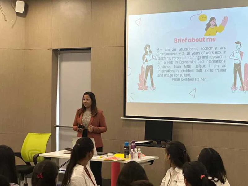 Dr Shikha Singh was recently invited as a trainer to take a session on “Being Interview Ready – Be consistent and confident”