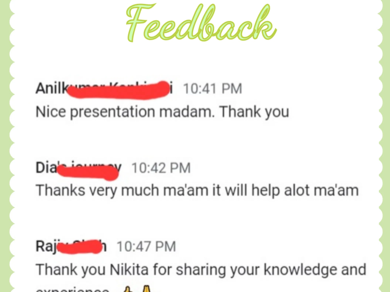 Nikita Sankeshwar Gorde was recently invited as a guest speaker to address & interact with a group of HR professionals