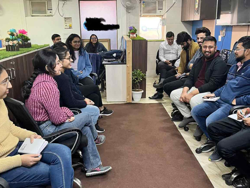 Gaurii Aggarwal Conducted a Session on managing virtual meetings at CP, New Delhi