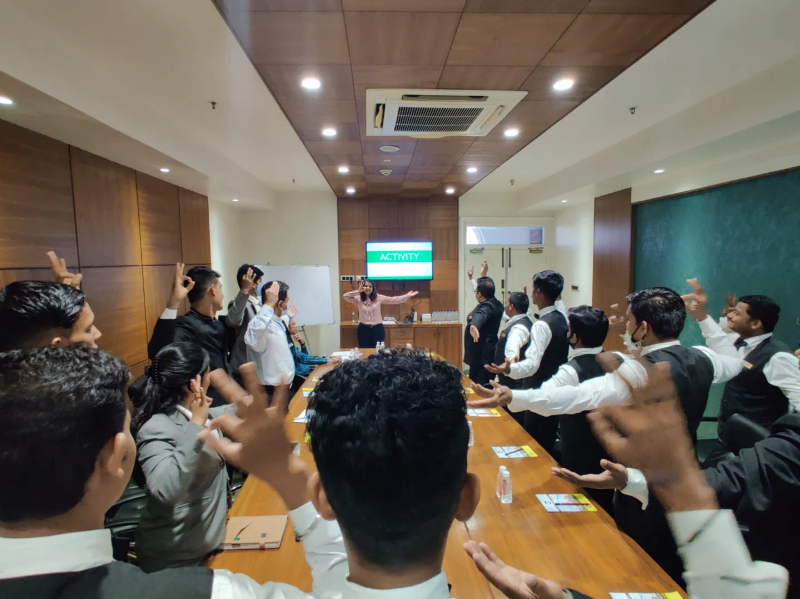 Hemali Shah facilitated a 2 hour classroom training for the employees of an “MCA – Mumbai Cricketers Association