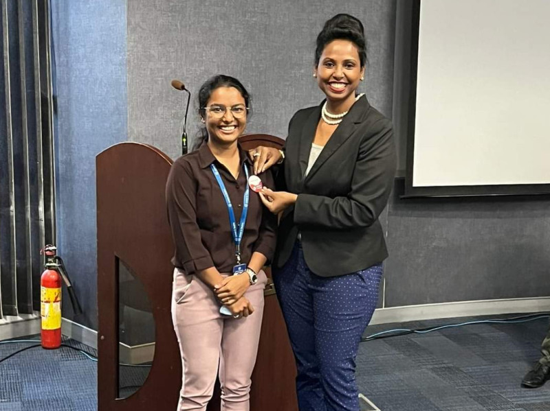 Prathibha Gupta Completed an Induction Training Program for a Construction Company