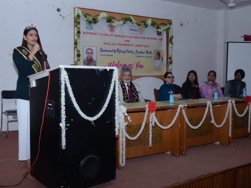 Amritsar based Image Consultant and Soft Skills Trainer Dr.Jaspreet K Sobti conducted a training session titled “HOW TO ACHIEVE YOUR DREAMS“ .