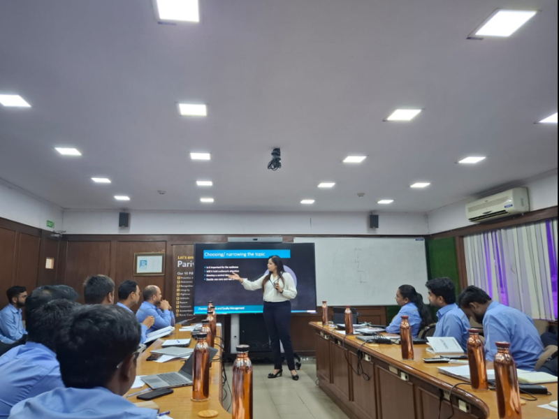 Mumbai based Image Consultant and Soft Skills Trainer Tanu Nagpal conducted a training session titled TTT