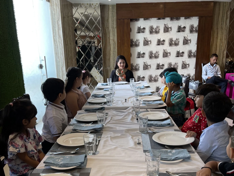 Omkareshwari Pal Invited by Kids Club to Conduct a Dining Etiquette Workshop
