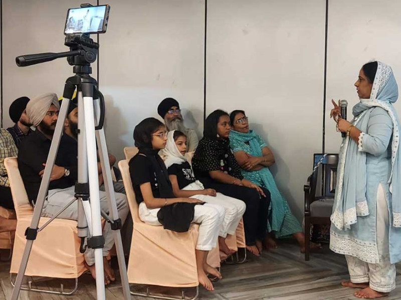 Jaspreet Kaur was recently invited as a Speaker by Youth Sangat, Adol Minds from Gurudwara Sahib, Sector 11, Dwarka