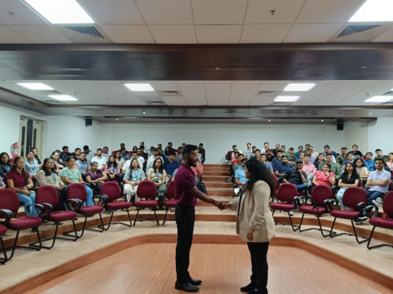 Chennai based Image Consultant & Soft Skills Trainer Kajal Lalwani conducted session on Business Etiquette