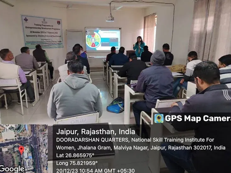 Jaipur based Soft skills trainer Krittika Sharda conducted an EDP session “Empowering Military Entrepreneurs: A Transformative Session”