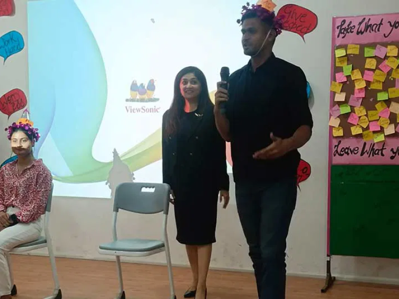 Jaipur-based Certified Soft Skills Trainer Krittika Sharda conducted a session on the Topic Success Blueprint: Your roadmap to success at TC Business School
