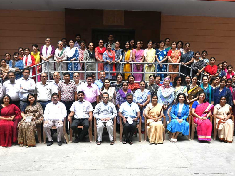 Krittika Sharda conducted a training session on the “Growth Mindset” Life Skills faculty Development program
