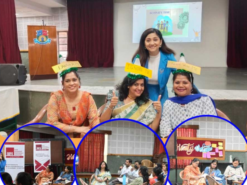 Krittika Sharda conducted a training session on the “Growth Mindset” Life Skills faculty Development program