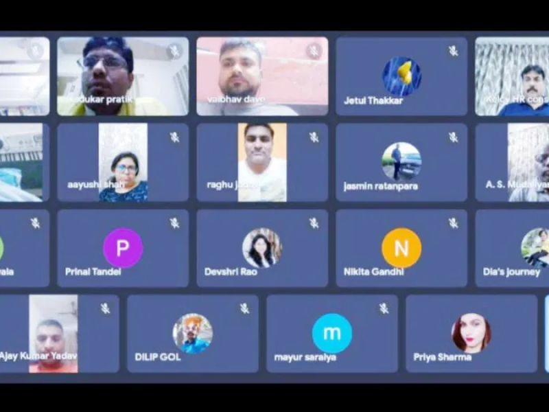 Mamta Mehta conducted a virtual training session for a dynamic group of HR professionals from different parts of the country