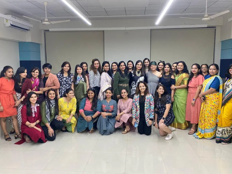 Manisha Jain recently conducted a training on Dressing, Grooming and Styling for the entire team of Nest Academy