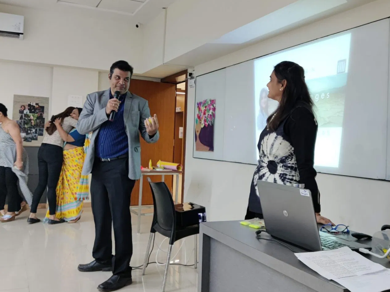 Manisha Jain recently conducted a training on Dressing, Grooming and Styling for the entire team of Nest Academy