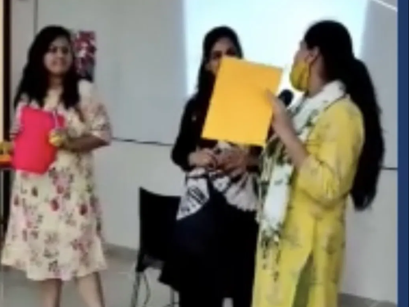 Manisha Jain recently conducted a training on Dressing, Grooming and Styling for the entire team of Nest Academy