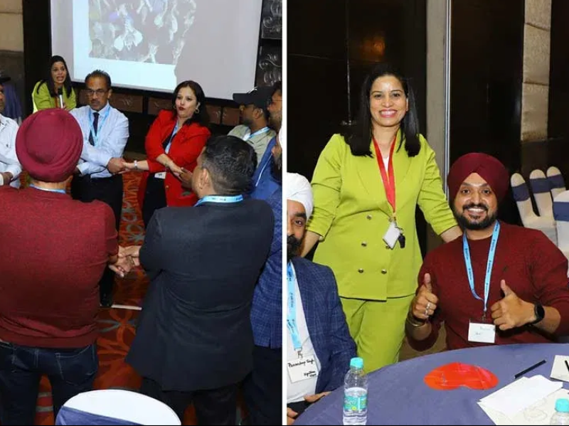 Delhi based Corporate Trainer, Capt Manjula Katoch conducted a Team Building session delving upon Creative Thinking