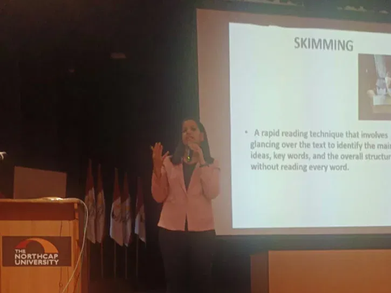 Delhi Based Corporate Trainer Capt Manjula Katoch Conducted Two Training Sessions On The Topic “Reading And Note Taking”
