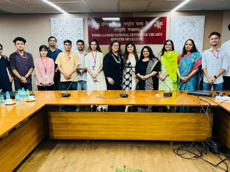 Delhi based Image Consultants, Nandini Khanna and Maneesha Nagrath were invited by a Corporate, for training PhD holders by IGNCA