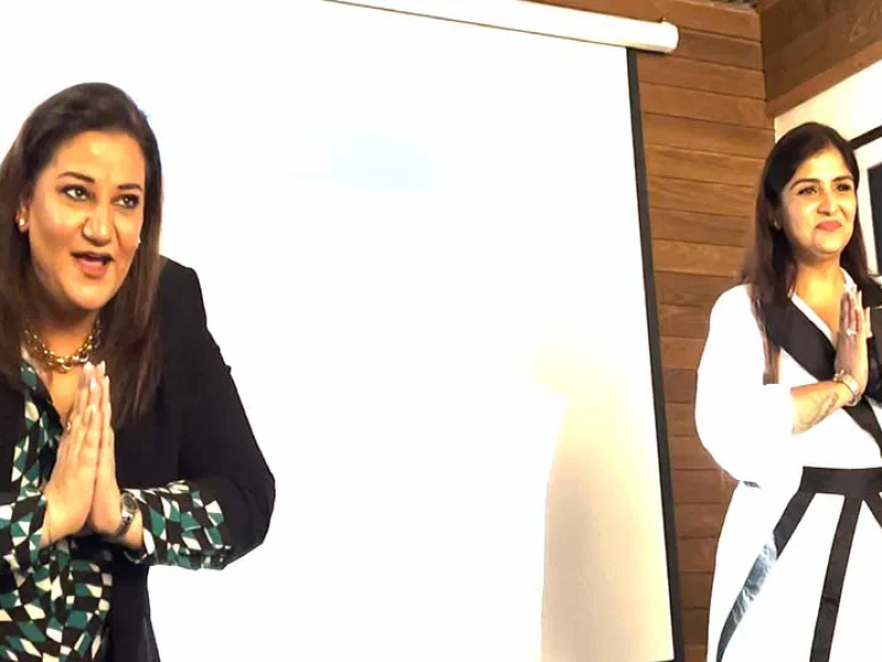 Delhi based Image Consultants, Nandini Khanna and Maneesha Nagrath were invited by a Corporate, for training PhD holders by IGNCA