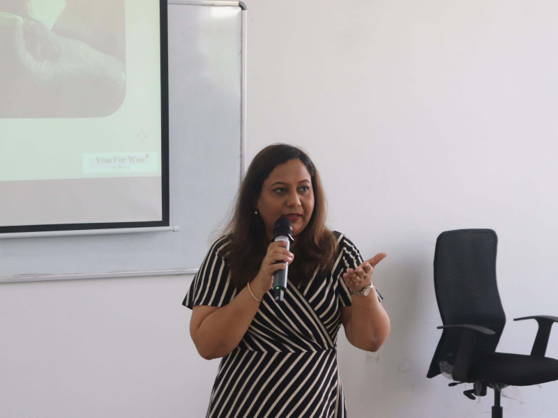 Pune based Image Consultant Nikita Sankeshwar Gorde conducted a workshop 'Polish to Perfection: Mastering Grooming & Etiquette for Professional Excellence'