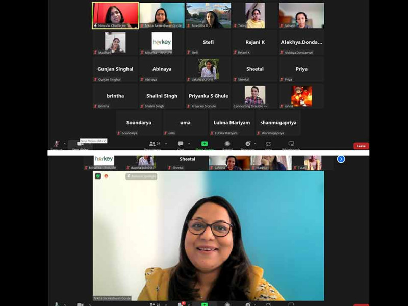 Nikita Sankeshwar Gorde Invited as a guest speaker and conducted a session on ‘Meet The Industry Leaders’ as a part of the RestartHer Academy
