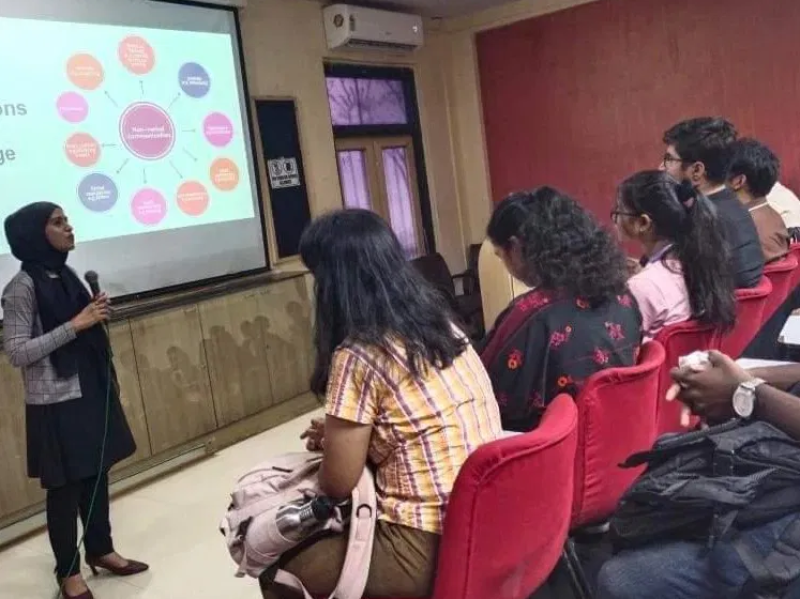 Nuzhat Mirajkar Conducted a Session on “Campus to Corporate” for graduating students of RD & NH National College