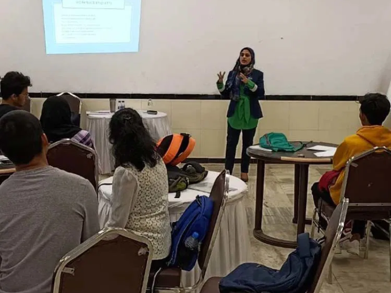 Nuzhat Mirajkar Conducted Session on Customer Service for new employees of a Sports Academy