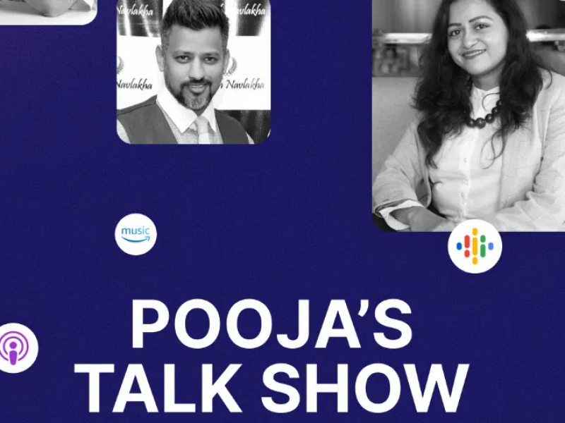 Delhi based Image Consultant Pooja Kushwaha completed her 100th episode of Podcast Pooja’s Talk Show with Fintech Influencer