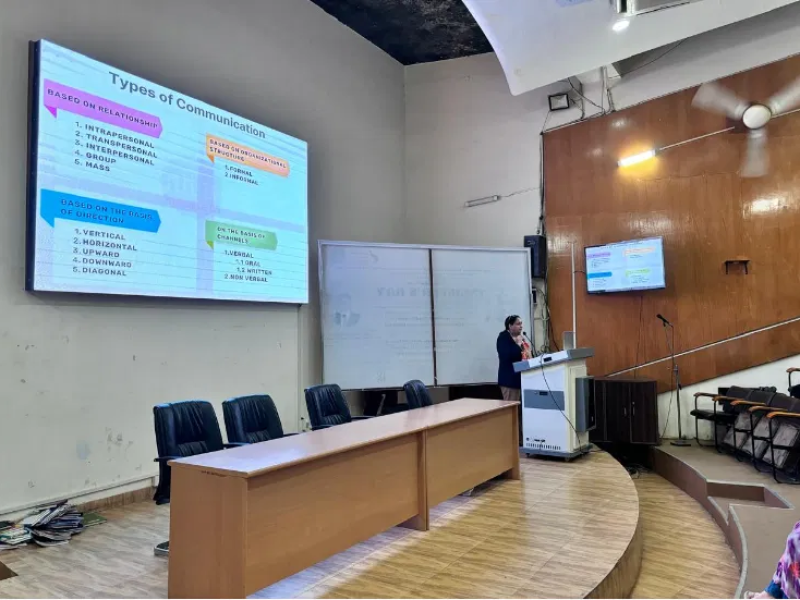 Chandigarh based Soft Skills Trainer Renu Kaushal conducted a training session on “Owning your Communication Armour
