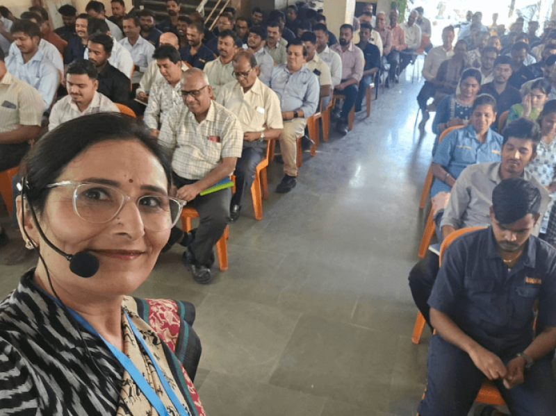 Mumbai based Soft Skills Trainer Ms. Renu Saini conducted three day sessions on Sexual Harassment at workplace