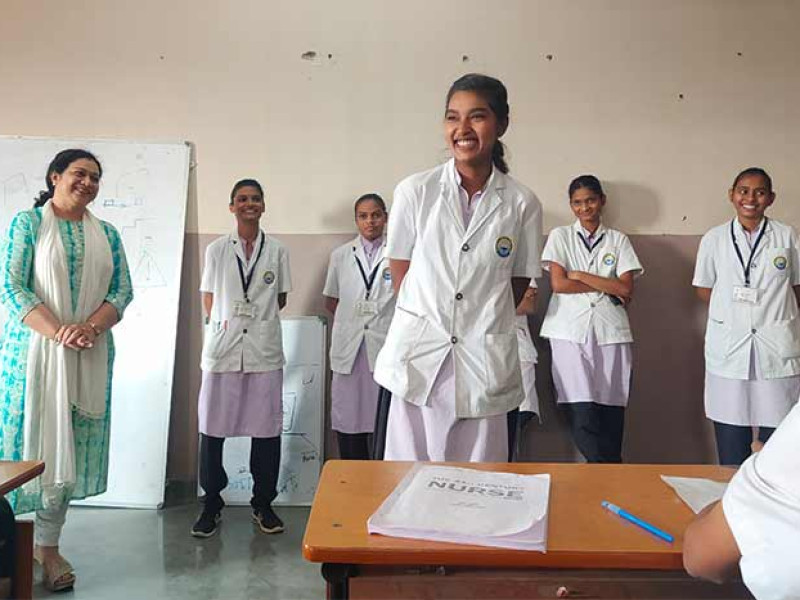 Rinku Rehpade Conducted a Session on English and soft skills for Nurses at Datta Meghe College of Nursing, Nagpur.