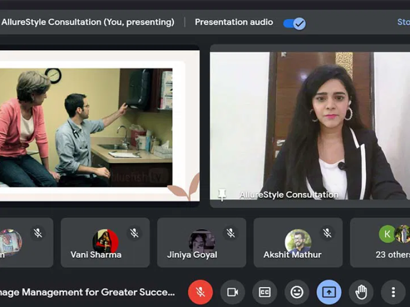 Delhi based Image Consultant and Soft Skills Trainer, Riya Thukral conducted an online webinar on ‘Image Management for Greater Success’