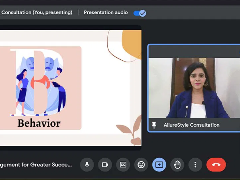 Delhi-based Image Consultant and Soft Skills Trainer, Riya Thukral conducted an online webinar on ‘Image Management for Greater Success’ for the students of Gargi College