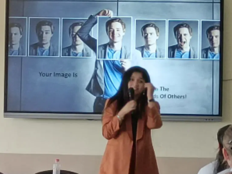 Krittika Sharda conducted a training session on “Art and Magic of Soft Skills ” in Aryan College, Ajmer