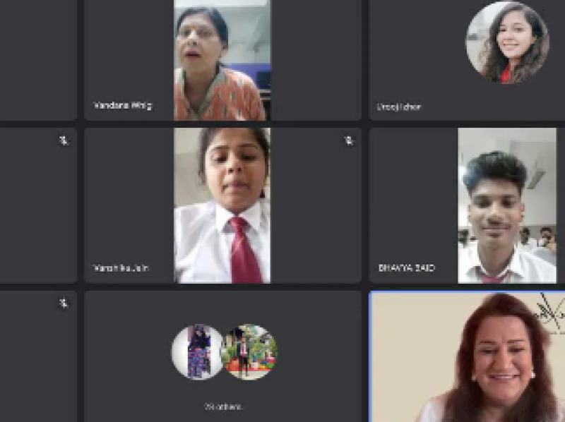Nandini Khanna conducted a session as a keynote speaker in the Teerthanker Mahaveer Institute of Management and Technology