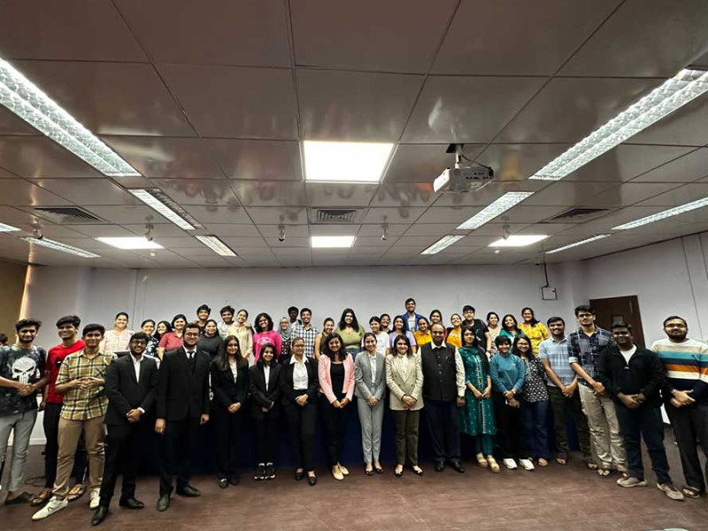 Shaifali Singh facilitated a 2-hour session for the potential students of the prestigious Maharashtra National Law University (MNLU)