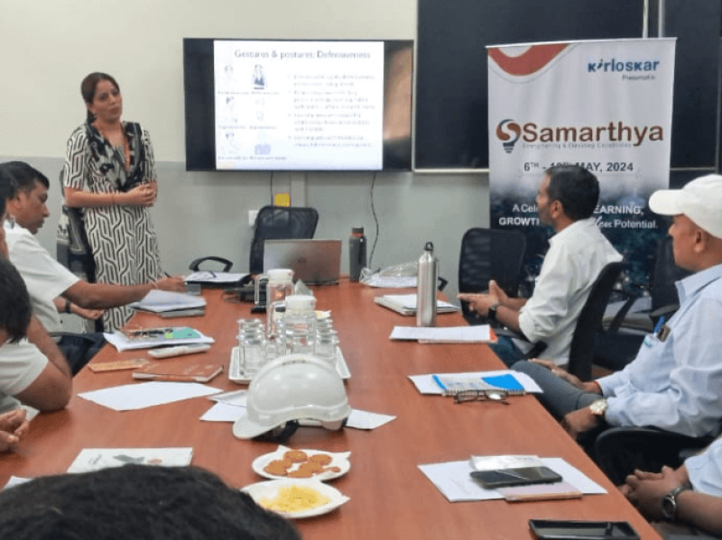 Nasik based Soft Skills Trainer Shalmali Shetty conducted a session on Elevating Communication Skills