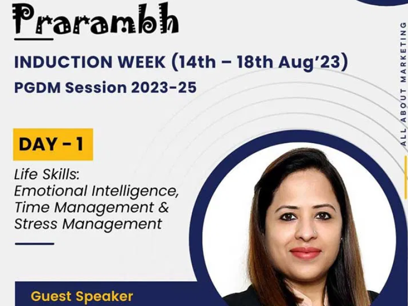 Delhi NCR based Image Consultant and Soft Skills Trainer Dr Shikha Singh was invited as a TRAINER to deliver 4 hours training sessions to the PGDM students of NIET