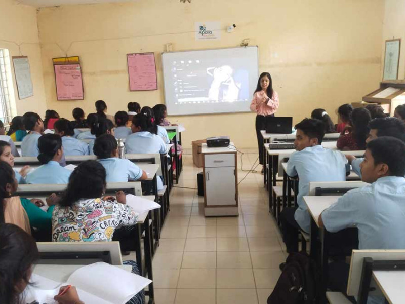 Shrilakshmi Hegde conducted a training session on Personality development at SGR College of nursing Bangalore