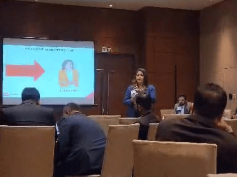 Chandigarh based Image Consultant Supreet Kaur conducted a training session on Networking Skills at Hyatt Regency, Chandigarh